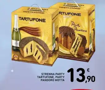 Spazio Conad Strenna party tartufone, party pandoro motta offerta