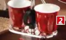 Il Gigante Mini espress rosso + 2 bicchieri offerta