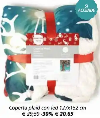 Il Gigante Coperta plaid con led offerta