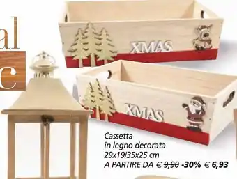 Il Gigante Cassetta in legno decorata offerta