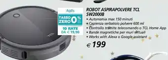 Il Gigante Robot aspirapolvere tcl sw2000b offerta