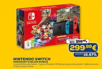 Euronics Nintendo switch mariokart 8 deluxe bundle offerta