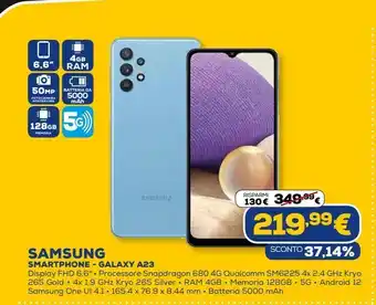 Euronics Smartphone samsung galaxy a23 offerta