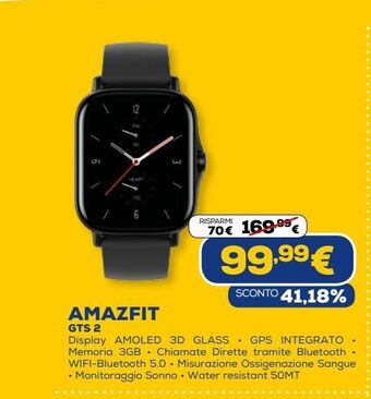 Euronics Amazfit gts 2 offerta