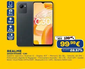 Euronics Smartphone realme - c30 offerta