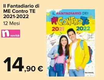 Carrefour IL Fantadiario di ME Contro TE 2021-2022 12 Mesi offerta