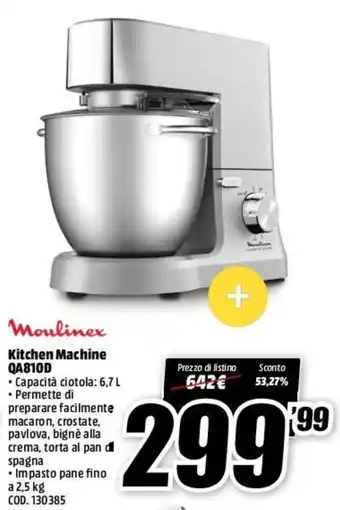 MediaWorld Moulinex Kitchen Machine QA810D offerta
