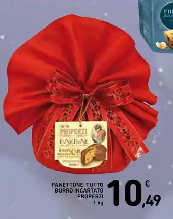 Spazio Conad Panettone tutto burro incartato properzi offerta