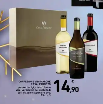 Spazio Conad Confezione vini marche casalfarneto offerta