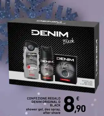 Spazio Conad Confezione regalo denim original o black offerta