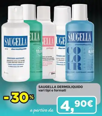 Coop Saugella Dermoliquido vari tipi e formati offerta