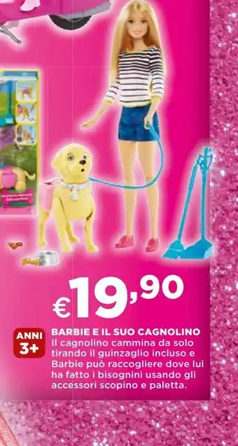 Ipercoop Barbie e il suo cagnolino offerta