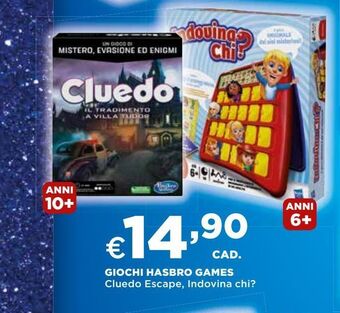 Ipercoop Giochi hasbro games offerta