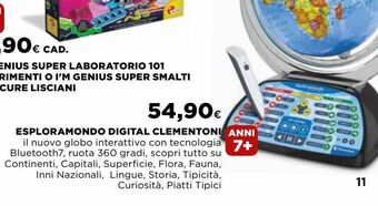Ipercoop Esploramondo digital clementoni offerta