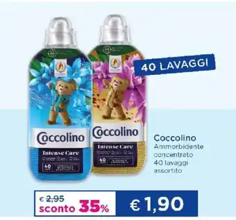Acqua & Sapone Coccolino Ammorbidente concentrato 40 lavaggi assortito offerta