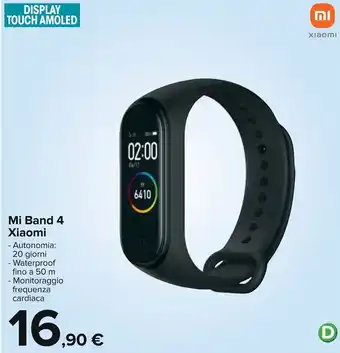 Carrefour Xiaomi Mi Band 4 offerta