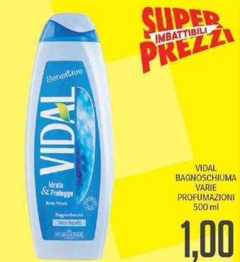 Supermercati Piccolo Vidal Bagnoschiuma Varie Profumazioni 500 ml offerta