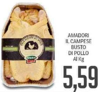 Supermercati Piccolo Amadori Il Campese Busto di Pollo offerta