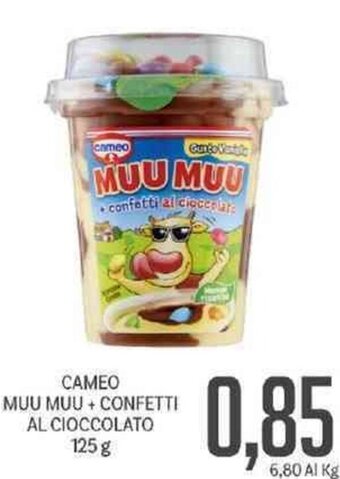 Supermercati Piccolo Cameo Muu Muu + Confetti Al Cioccolato 125 g offerta