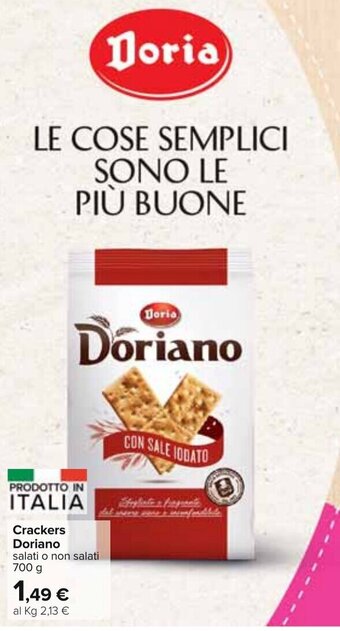 Doria Doriano Crackers 700g