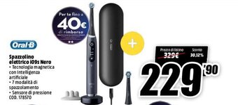 MediaWorld Oral-B Spazzolino elettrico i09s Nero offerta