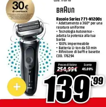 MediaWorld Braun Rasoio Series 771-N1200s offerta