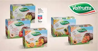 Carrefour Valfrutta Succhi 6 pezzi 200ml cad 1.2lt offerta