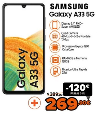 Mallardo Expert Samsung Galaxy A33 5G offerta