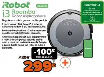 iRobot i3 Roomba Robot Aspirapolvere