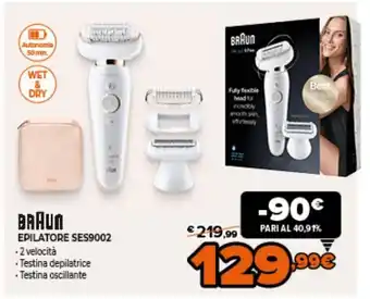 Mallardo Expert Braun Epilatore SES9002 offerta