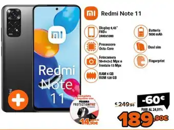 Expert MI Redmi Note 11 offerta