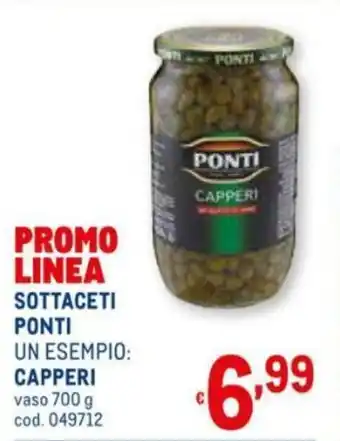Ponti Sottaceti Capperi 700g