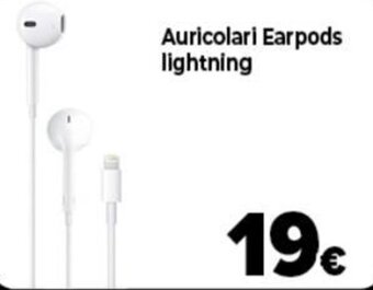 Expert Auricolari Earpods lightning offerta