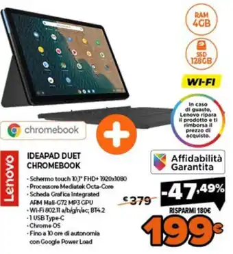 Expert Lenovo Ideapad Duet Chromebook offerta