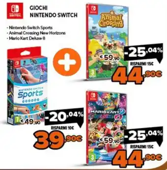 Giochi Nintendo Switch Risparmi 10C