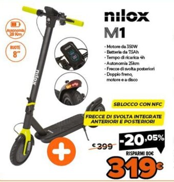 Expert nilox M1 offerta