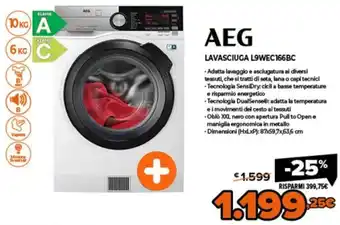 Expert AEG Lavasciuga L9WEC166BC offerta