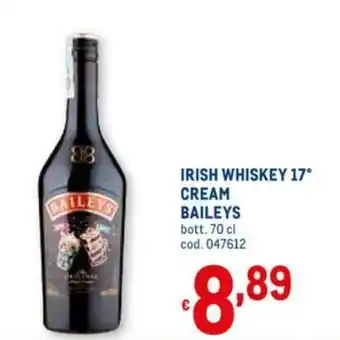 Bailey's Irish Whiskey 17° Cream 70cl