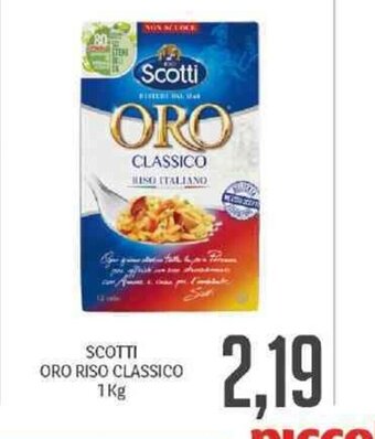 Supermercati Piccolo Scotti Oro Riso Classico 1 Kg offerta