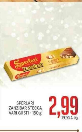 Sperlari Zanzibar Stecca Vari Gusti - 150 g