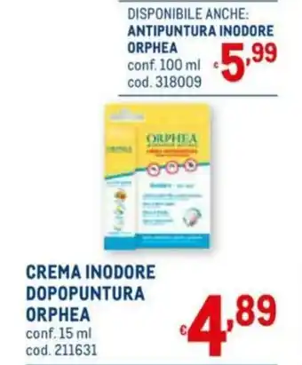 Orphea Crema Inodore Dopopuntura 15ml
