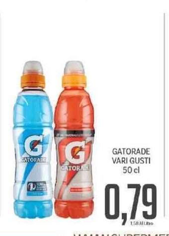 Supermercati Piccolo Gatorade Vari Gusti 50 cl offerta