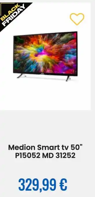 Eurospin Medion Smart tv 50" P15052 MD 31252 offerta
