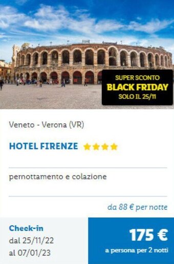 Lidl Hotel Firenze offerta