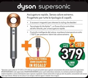 Unieuro dyson supersonic offerta
