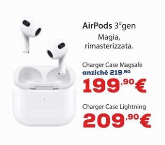 Euronics Airpods 3 gen offerta