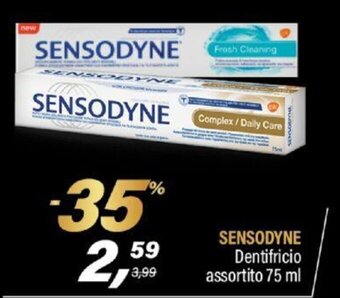 Caddy's Sensodyne Dentifricio assortito 75 ml offerta