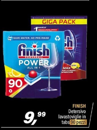 Caddy's Finish Detersivo lavastoviglie in tabs 90 pezzi offerta