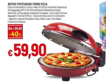 Galassia Beper P101CUD300 Forno Pizza offerta