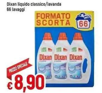 Galassia Dixan Liquido classico/lavanda 66 lavaggi offerta